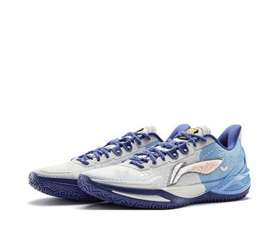 李宁 利刃6V2 专业低帮稳定支撑抗扭缓震回弹实战比赛篮球鞋