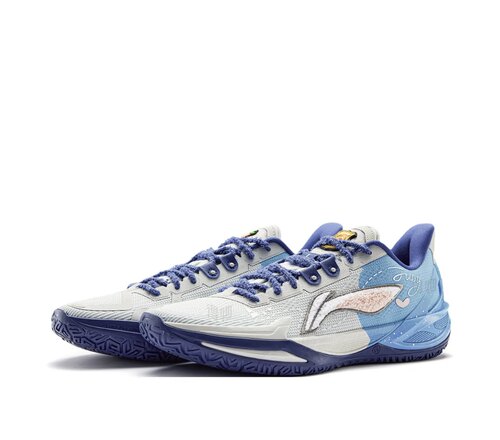 李宁 利刃6V2 专业低帮稳定支撑抗扭缓震回弹实战比赛篮球鞋