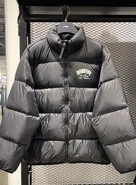 李宁2023冬款新品男子反伍宽松保暖90%鸭绒休闲短羽绒服AYMT139