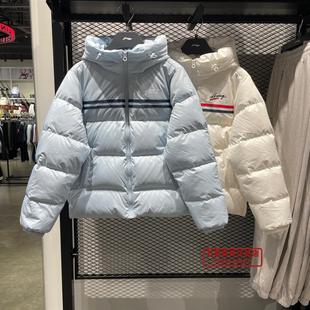 李宁2025冬季 女子运动潮流系列80%鸭绒保暖短羽绒服AYMV234 新品