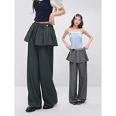 百褶裙裤 SOMESOWE 可拆卸西装