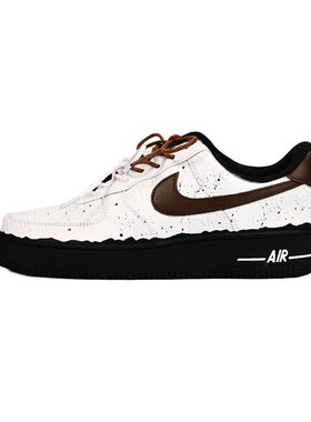 【定制球鞋】复古奶牛 Nike Air Force 1 男女款低帮休闲潮流板鞋