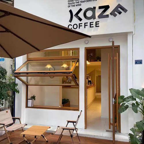 临街商铺专用可上下折叠推拉窗户