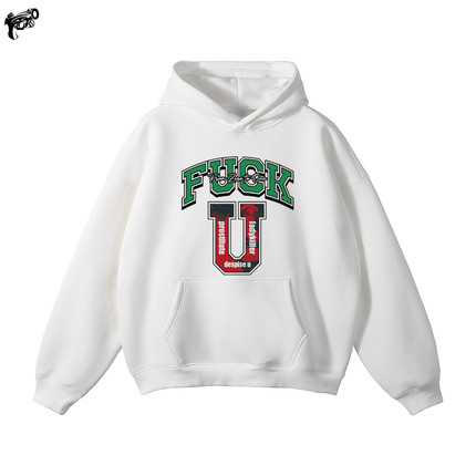 "Fzto 2023 ss" FUC*_原创HIP-HOP-BOY加绒连帽卫衣