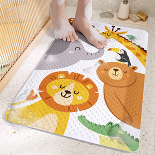 slip anti mat shower foot Cartoon fall bathroom
