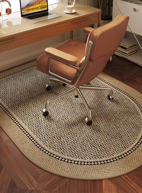 Top luxury swivel chair carpet anti slip mat顶奢转椅地毯