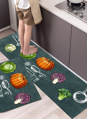 Kitchen floor mat toilet floor mat door carpet厨房地垫