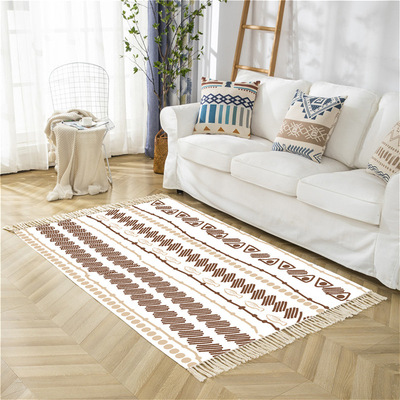 Ethnic style carpet floor mat sofa bedside fringe carpet地毯