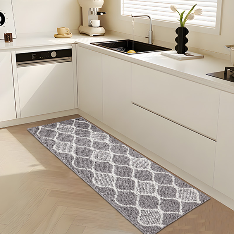 Thickened anti fouling floor mat, kitchen anti slip door mat
