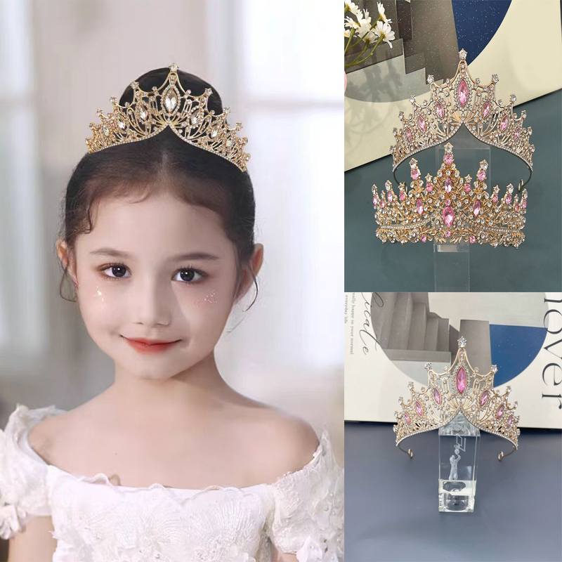 高端儿童公主皇冠生日表演头饰