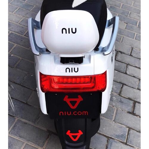 NIU小牛电动车logo标志N1 M1 U1贴纸文字贴车身装饰反光车贴包邮