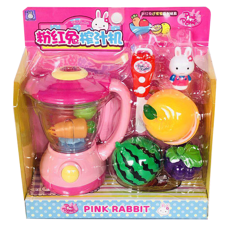 粉红兔一言女孩过家家儿童玩具