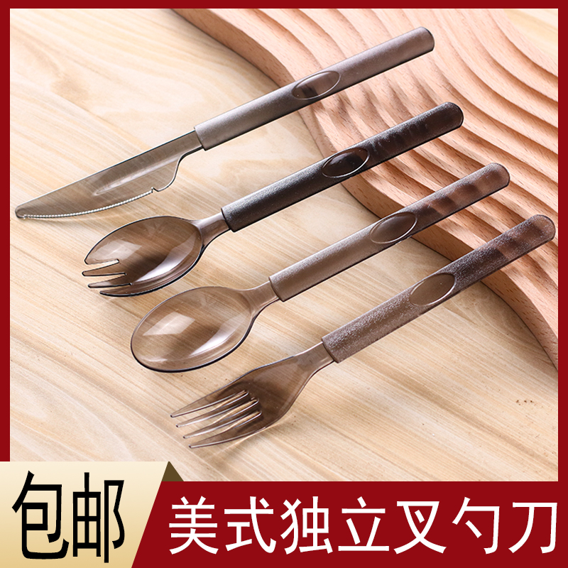 一次性甜品叉勺刀勺子套装