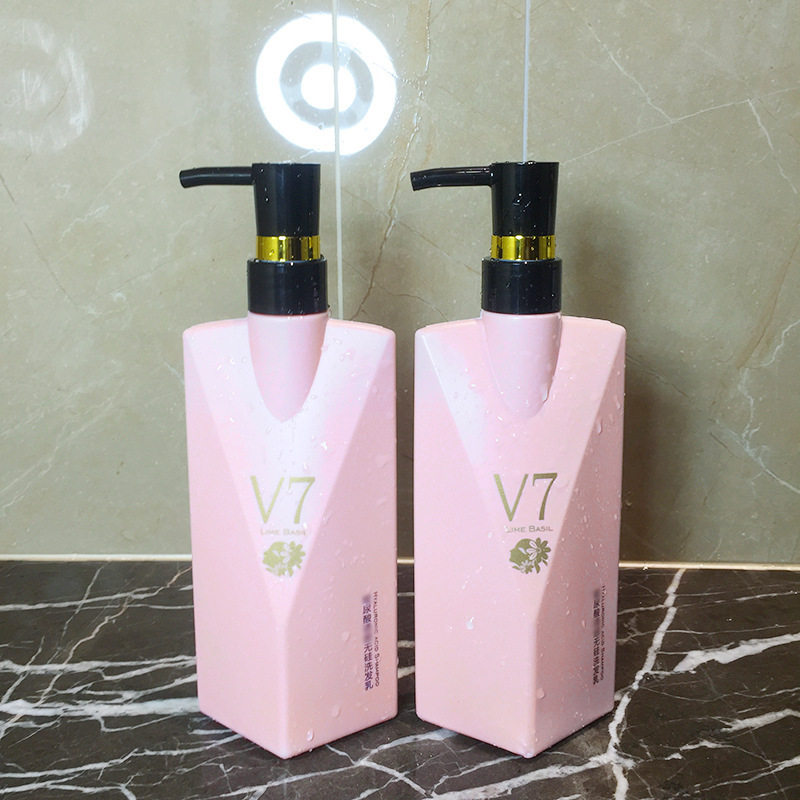 新款推荐名美人v7香氛洗发润发露水乳瓶男洗护套装女学生党批1067