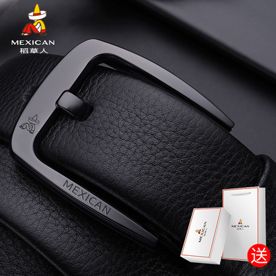 正品稻草人针扣牛仔风潮流皮带