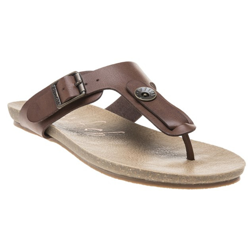 正品代购 Blowfish Greco Sandals 时尚舒适棕色女款夹脚拖鞋|ruв категории Женская обувь, тапочки - от Buy2taobao.com для оказания профессиональной услуги покупки агента Taobao