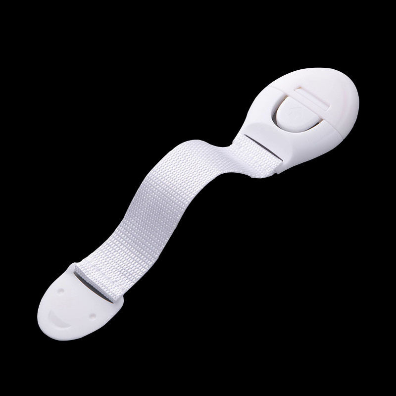 儿童多功能安全锁 宝宝加长抽屉防夹手织带锁 儿童布带安全防护锁