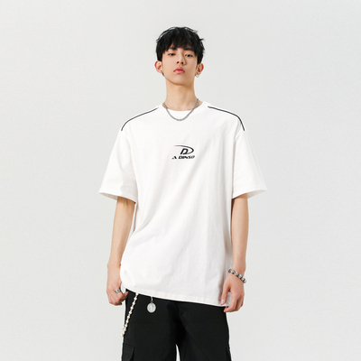 2025夏季新款宽松圆领短袖T恤