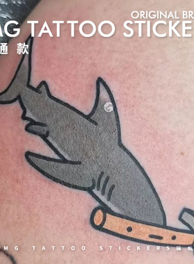 个性海洋生物防水男女纹身贴