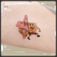 海绵宝宝卡通动漫彩色迷你可爱防水手腕手臂男女纹身贴 tattoo