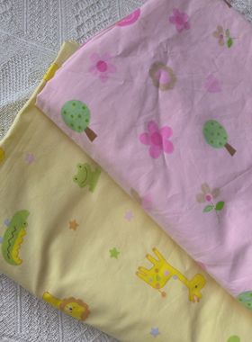 日单剩余幼儿褥子罩35%棉混纺90*120CMAB棉