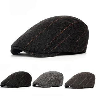 Men British Winter Newsboy Autumn Caps Hats Retro Painters
