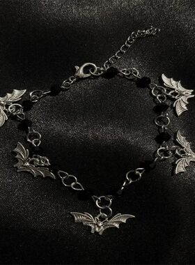 Gothic Bat Bracelet Charm Punk Jewelry Charm Bracelets for W