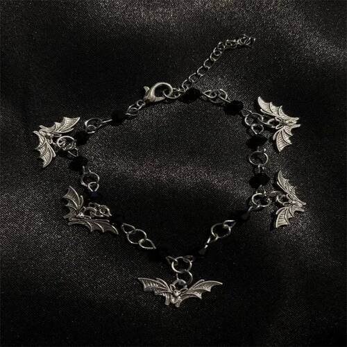 Gothic Bat Bracelet Charm Punk Jewelry Charm Bracelets for W