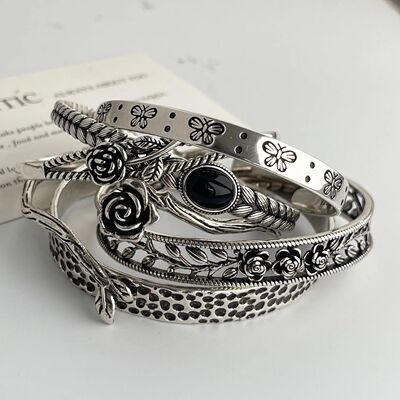 Sterling Silver Bracelets for Women Chain Accessories Trend