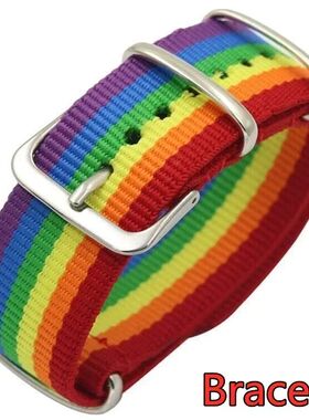 Delysia King Unisex Trendy Rainbow Couple Bracelet Simplicit