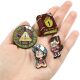 Pcs Jewelry Cartoon BroochDiary Pin Character Enamel Metal