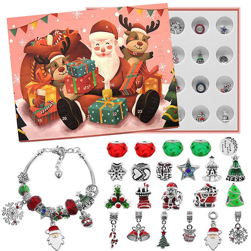 Christmas Advent Calendar Christmas Themed DIY Charm Jewelry
