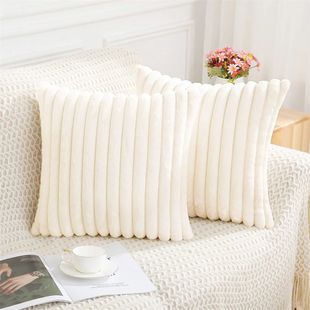 Olanly Pillow Cover 50x50cm Nordic Solid Color Cushion Cover