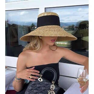 Summer Straw Hat Beach Hat Women's Seaside Sun Hat Vacation