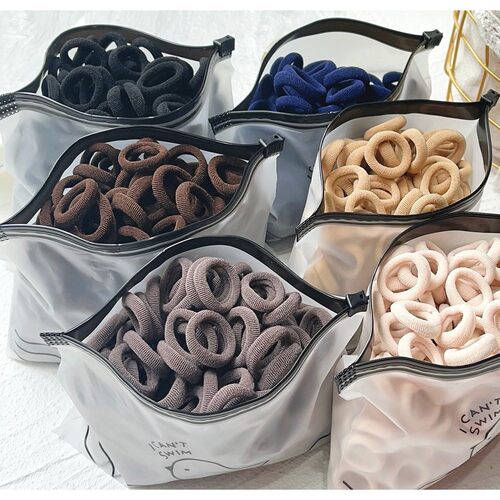 20/50pcs Kids Elastic Hair Bands Girls Sweets Scrunchie Rubb