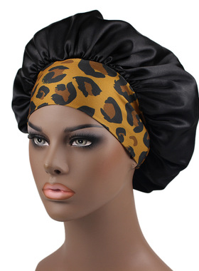 1PC Satin Sleeping Hat Night Sleep Hair Care Bonnet Nightcap