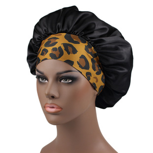 1PC Satin Sleeping Hat Night Sleep Hair Care Bonnet Nightcap