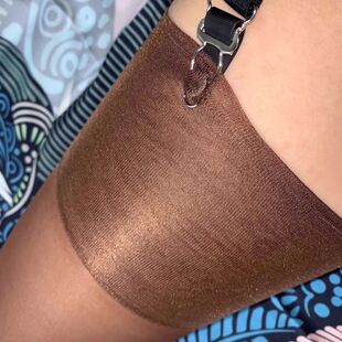 Super Long 110cm Pure Nylon Non-elastic Thigh High Stockings