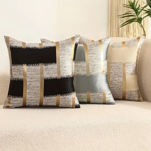 100% Polyester 1 Piece Four Seasons Gold Silk Pillow Cover W