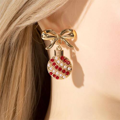 New Trendy Exquisite Christmas Light Bulb Drop Earrings for