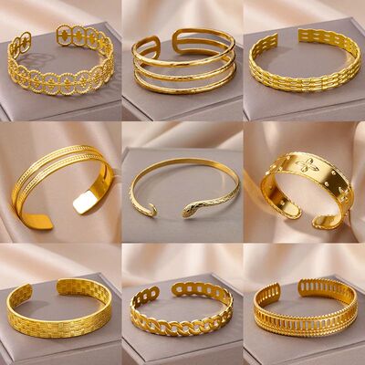 Vintage Snake Bangle Bracelet For Women Stainless Steel Snak
