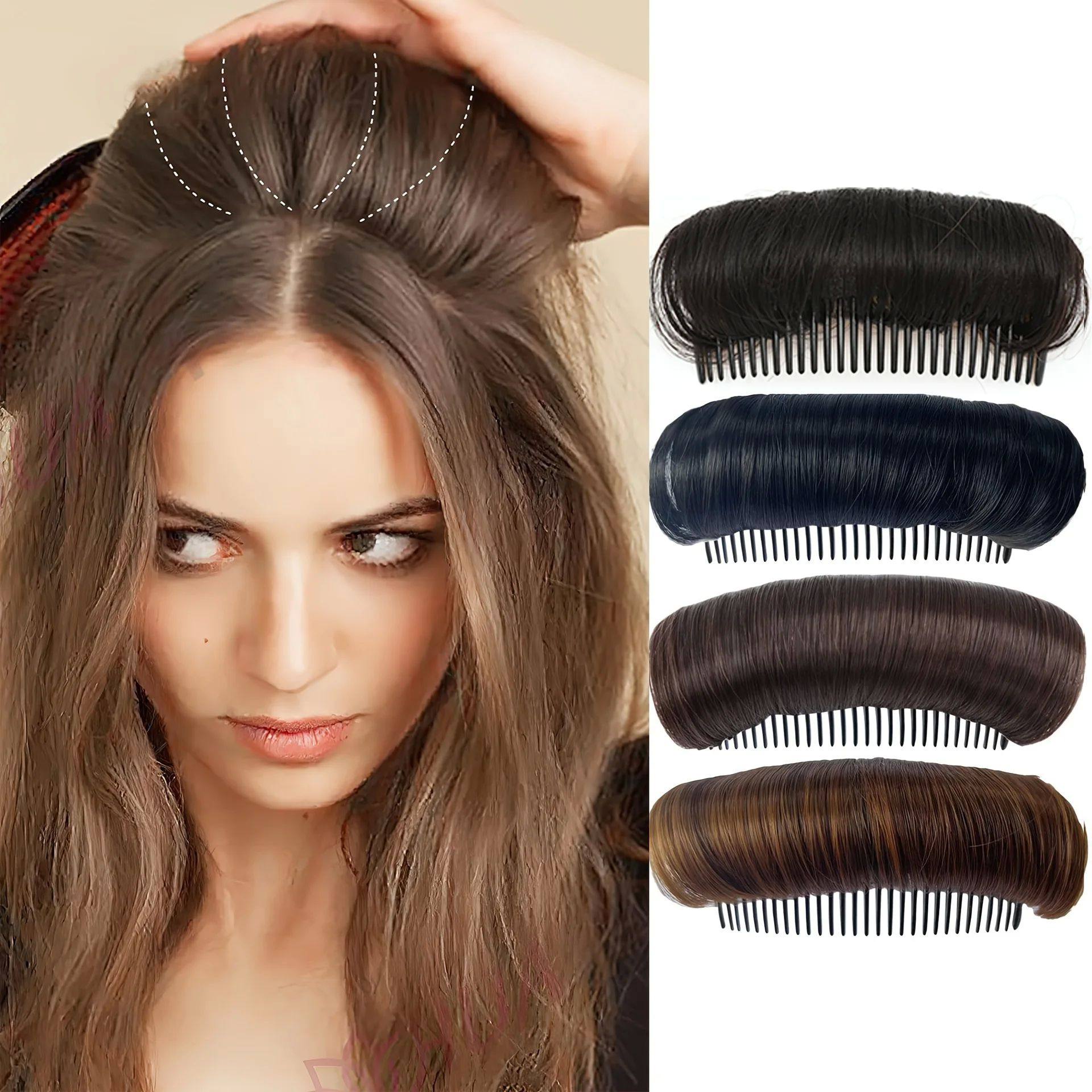 1PC Hair Bun Invisible Comb Wig Clip Styling Voluminous Hair