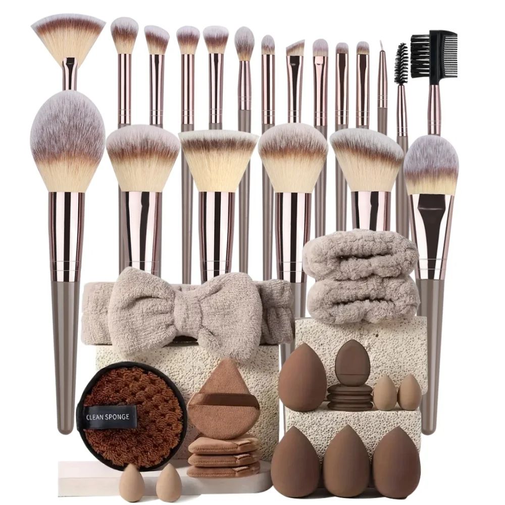 3-20PCS Makeup Brushes Set Eyeshadow Fluffy Foundation Conce