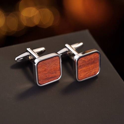 Square Cufflinks Men's French Shirt Cufflinks High-graded Lu