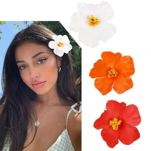 Headwear Hawaiian Flower Hair Clips Side Bangs Clip Hair Acc