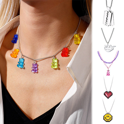 Necklace For Women Cute Girls Animal Sweet Heart ButterflyPa