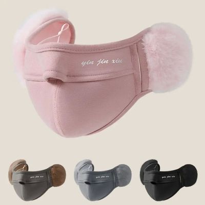Winter Warm Thermal Earmuffs Mask Simple Windproof Dustproof