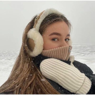 Plush Ear Muffs Warmer Foldable Ear Cover for Women Men Wint