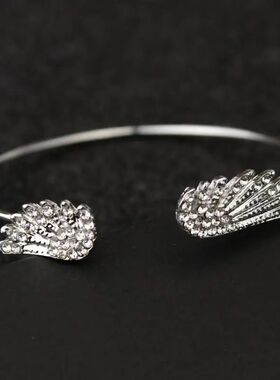 Fashion Jewelry Angel Wing Rhinestones Bracelet Personality