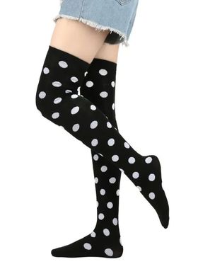 Long Socks Womens Over Above Knee Striped Thigh High Stockin